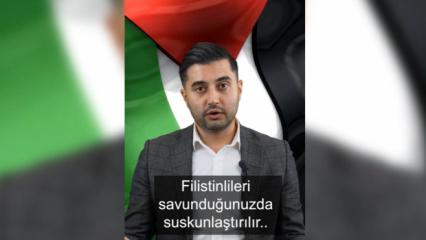 Hollanda'nın ilk Türk kökenli partisi DENK'ten, Filistin videosu