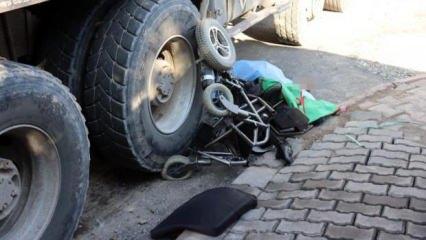 Kayseri'de kahreden olay! Engelli genç akülü aracıyla kamyonun altında kaldı