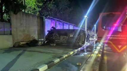 Manisa'da otomobil devrildi; 1 ölü, 2 yaralı