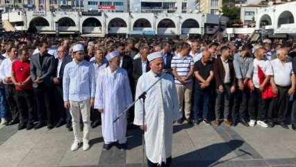 Mersin'de, Filistinliler için gıyabi cenaze namazı kılındı