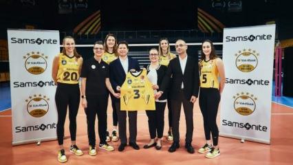 VakıfBank Kadın Voleybol Takımı’nın seyahat ürünleri sponsoru Samsonite oldu