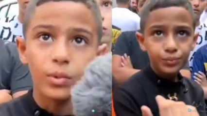 Filistinli çocuğa kare harekâtı soruldu... Cevabı tüyleri diken diken etti