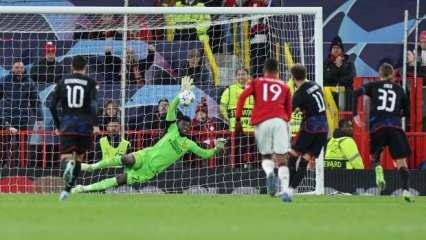 Galatasaray'ın grubu karıştı! Onana penaltı kurtardı! Manchester United tek golle kazandı