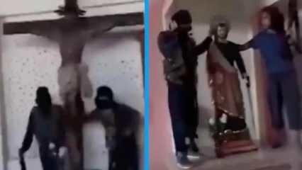 “Hamas, kilise yağmalayarak heykelleri yıkıyor” iddiası yalan çıktı