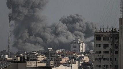 İsrail'in Gazze'nin farklı noktalarına düzenlediği saldırılarda en az 53 Filistinli öldü