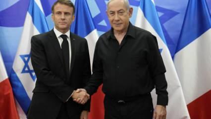 Macron Hamas'a karşı uluslararası koalisyon önerdi
