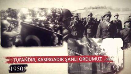 MSB'den 29 Ekim Cumhuriyet Bayramı paylaşımı... "Tufandır, kasırgadır şanlı ordumuz"