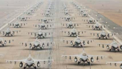Pentagon duyurdu: ABD'nin F-16 filosu Orta Doğu'ya ulaştı!