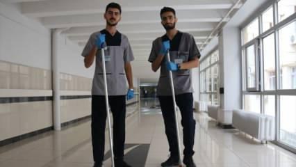 2 tıp öğrencisi, KPSS puanlarıyla hastaneye temizlik personeli olarak atandı