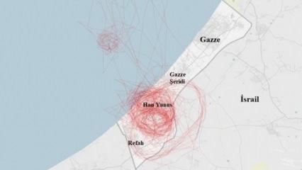 ABD İHA'ları Gazze üzerinde