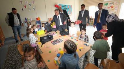 Deprem bölgesindeki Beşiktaş İlkokulu'nun açılışı yapıldı