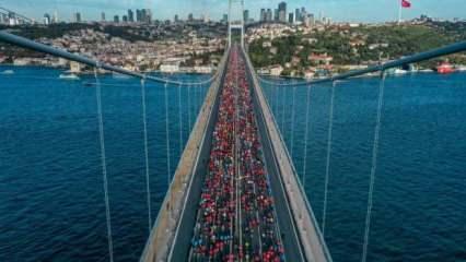 Dünyanın kıtalararası koşulan tek maratonu