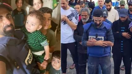 İşgalci İsrail, Anadolu Ajansı kameramanının 4 çocuğu ve 3 kardeşini katletti