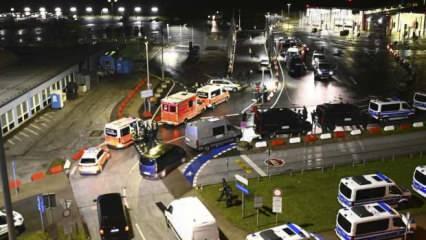 Silahlı bir kişi arabayla aprona girdi! Hamburg Havalimanı kapatıldı