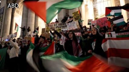 Dünyanın dört bir yanında Siyonist İsrail'e karşı protestolar düzenleniyor