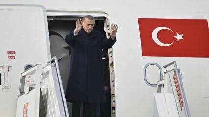 Cumhurbaşkanı Erdoğan Almanya'ya gitti