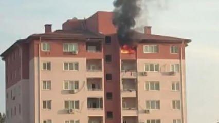 Diyarbakır’da 8'inci Ana Jet Üssü’ndeki lojmanda yangın