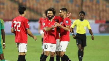 Salah şov yaptı! Mısır, Cibuti'ye gol olup yağdı