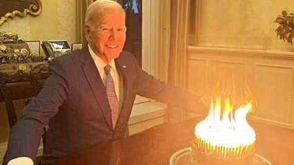 Biden'ın doğum günü olay oldu: Ateş seni çağırıyor
