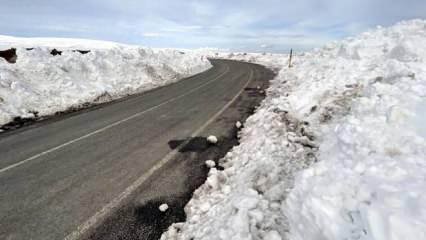 Yoğun kar yağışı! Kara yolu 5 ay kapalı kalacak