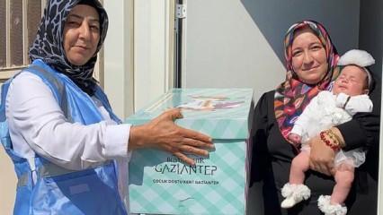 Gaziantep Büyükşehir’den 15 bin bebeğe ilk hediye