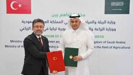 Türkiye ile Suudi Arabistan tarım alanında işbirliği yapacak