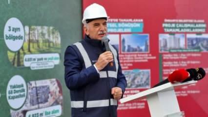 Başkan Yıldırım, Ümraniye'deki yeni kentsel dönüşüm alanlarını açıkladı