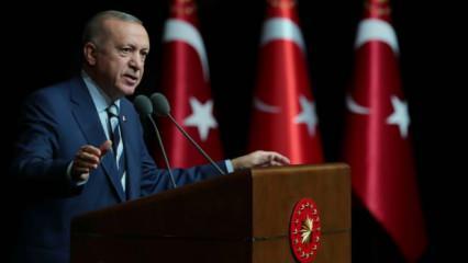 Cumhurbaşkanı Erdoğan'dan Filistin açıklaması