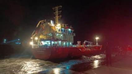 Zeytinburnu'nda karaya oturan gemiyle ilgili açıklama