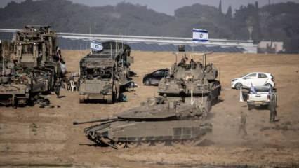 İsrail Gazze şeridinde karaya mühimmat yığdı