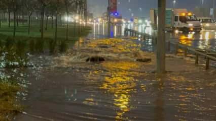İstanbul'da yağış ve fırtınanın bilançosu