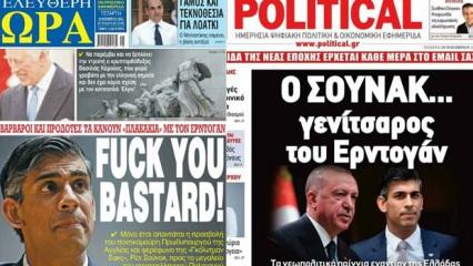 Londra-Atina hattında kriz: Yunan basını, İngiltere Başbakanı'na küfretti