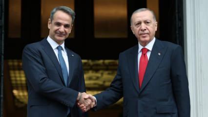 Başkan Erdoğan ve Miçotakis görüşmesi! Türklere 7 günlük vize