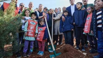 Gaziantep'te Yeşil Şehir için ağaç dikimi gerçekleştirildi