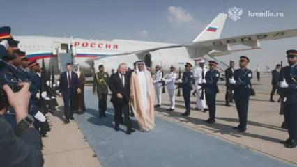 Putin BAE'ye gitti: Ziyarette dikkat çeken detay