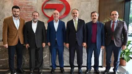 Alinur Aktaş'tan Kanal7 Medya Grubu'na ziyaret