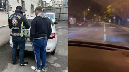 Bağdat Caddesi'nde makas atan trafik magandasına ceza
