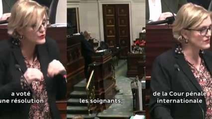 Belçika Parlamentosu'nda cesur bir yürek: Sofie Merckx... 'Bu ikiyüzlülük'