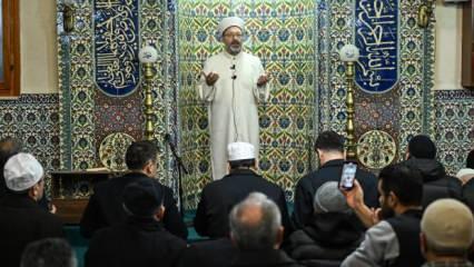 Ali Erbaş, "Mazlumlara Dua, Filistin'e Vefa" buluşmasına katıldı