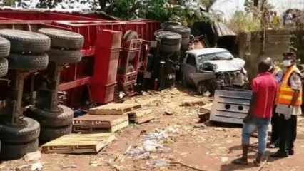 Nijerya'da kamyon yayaları ezdi: Onlarca ölü ve yaralı var