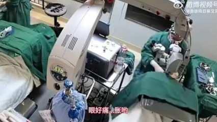 Çin'de ameliyat sırasında hasta yumruklayan doktora tepki