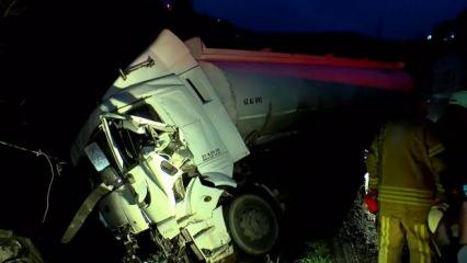 Sarıyer'de feci kaza: TIR kamyona çarptı, ölü ve yaralılar var!