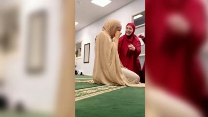 Gazze halkının duruşundan etkilenen Norveçli genç kız İslam'la şereflendi!