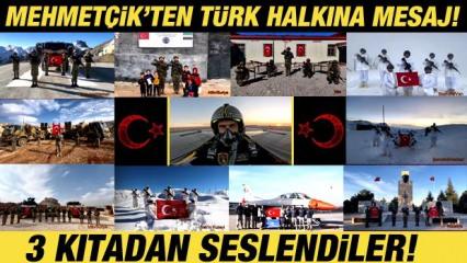 Kahraman Mehmetçik'ten Türk halkına mesaj!