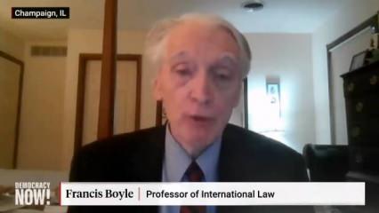 ABD'li Hukuk Profesörü Dr. Francis Boyle: İsrail'in soykırımdan ceza almasını bekliyorum