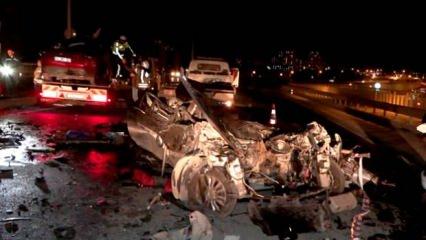 Başakşehir'de feci kaza: 4 vatandaş öldü