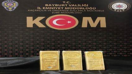 Bayburt'ta ele geçirildi! Değeri tam 10 milyon TL