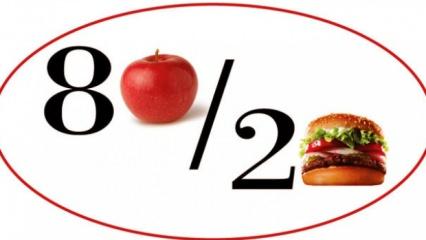 Beslenmede 80/20 kuralı: Fast food yiyerek zayıflayın!