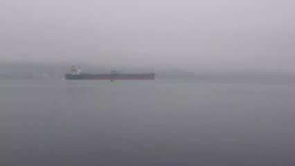 Çanakkale Boğazı'nda yoğun sis: Gemi geçişlerine kapatıldı