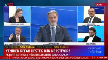 Gazeteciler Sinan Burhan ve Şaban Sevinç arasında İstanbul adayı tartışması